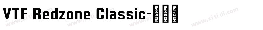 VTF Redzone Classic字体转换 VTF Redzone Classic字体转换